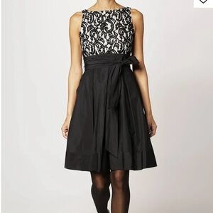 Lauren Ralph Lauren Lace top Taffeta skirt Dress